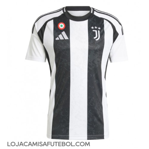 Camisa de Futebol Juventus Equipamento Principal 2024-25 Manga Curta